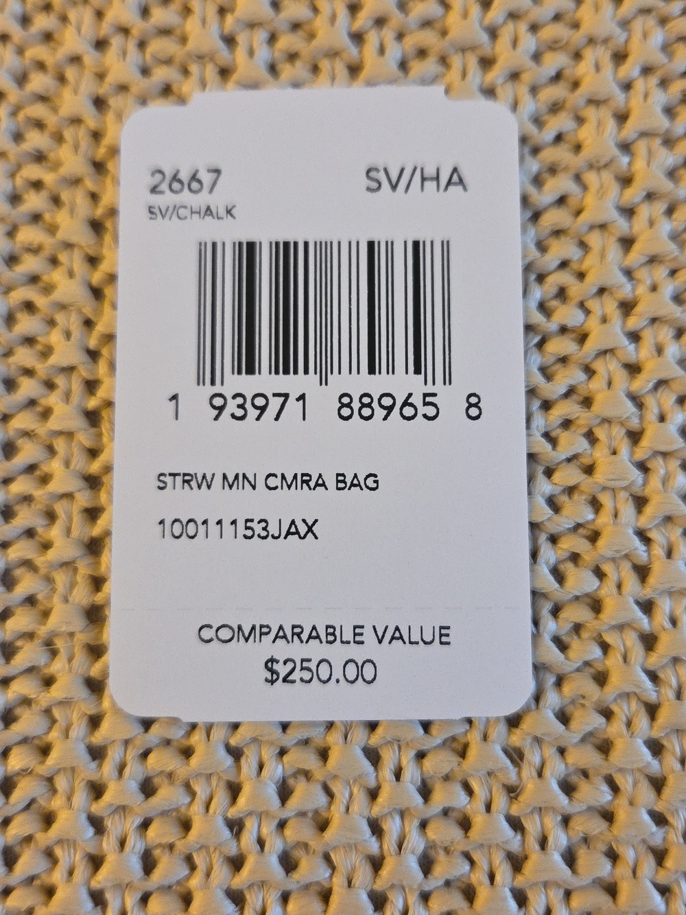 NWT Coach Mini Straw Camera Crossbody - Picture 10 of 12